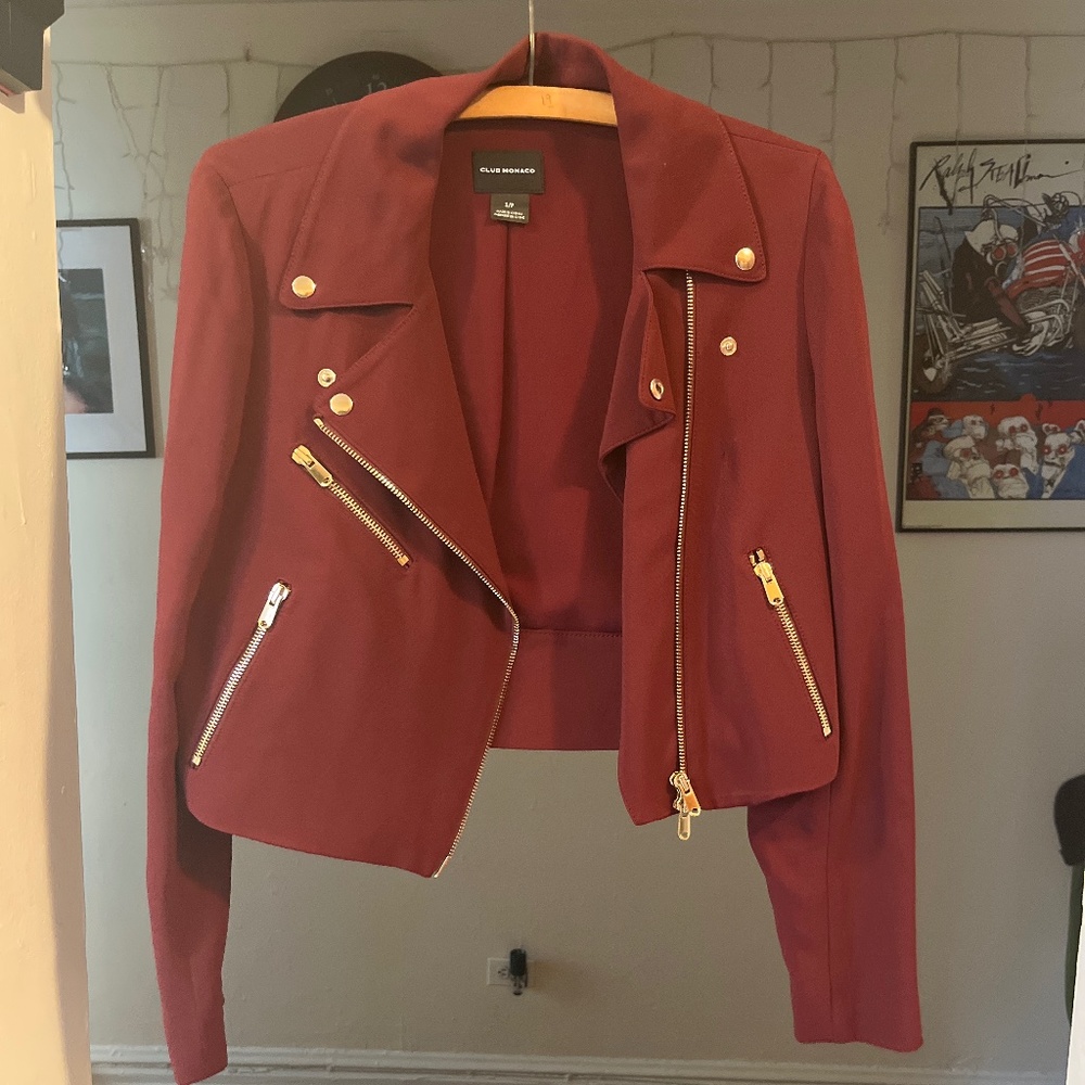 Club Monaco crop jacket